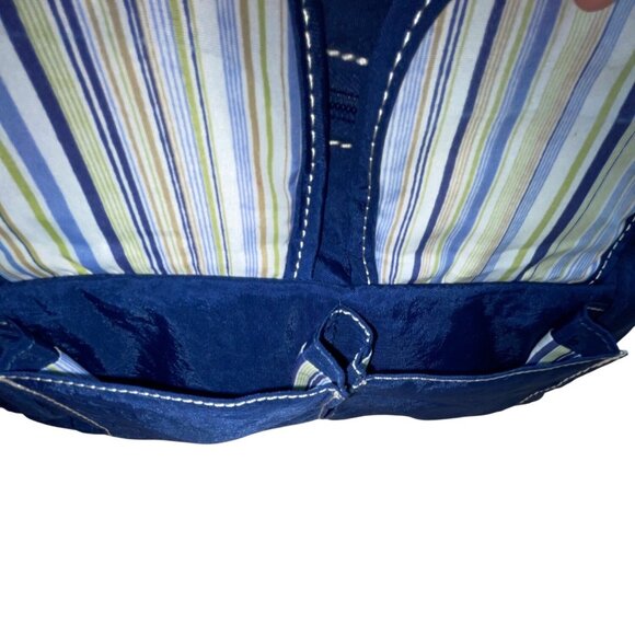 Travelon Navy Blue Nylon Multiple Pockets & Adjustable Strap Crossbody Bag Sz M - Picture 10 of 12